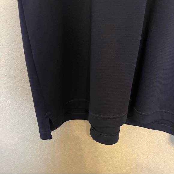 Under Armour Heat Gear Polo Navy and Gray Short Sleeve Loose Shirt XXL - Picture 7 of 9